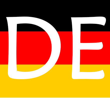 Die Webseite auf deutsch. In German.